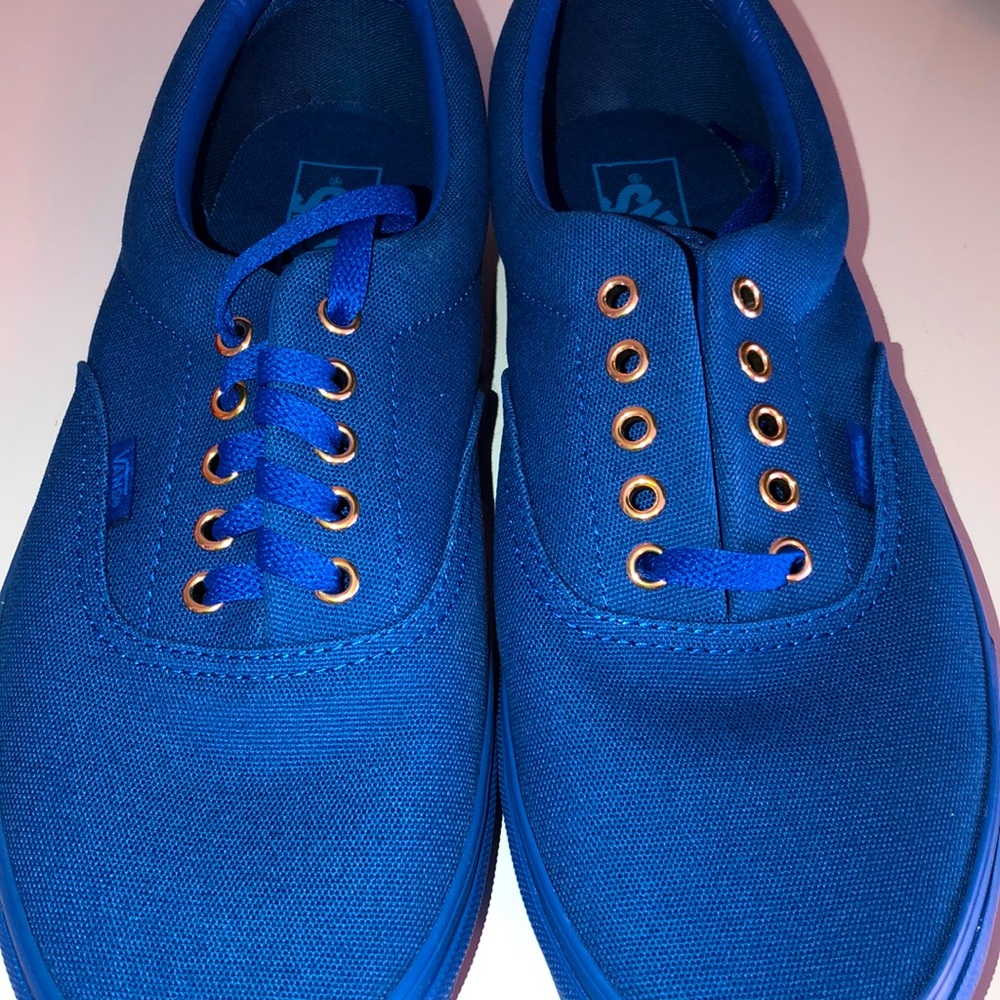 VANS (Gold Mono) Nautical Blue Era